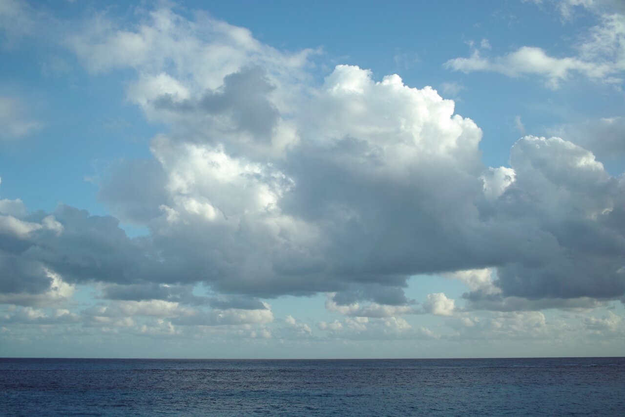 clouds, south shore, Bermuda