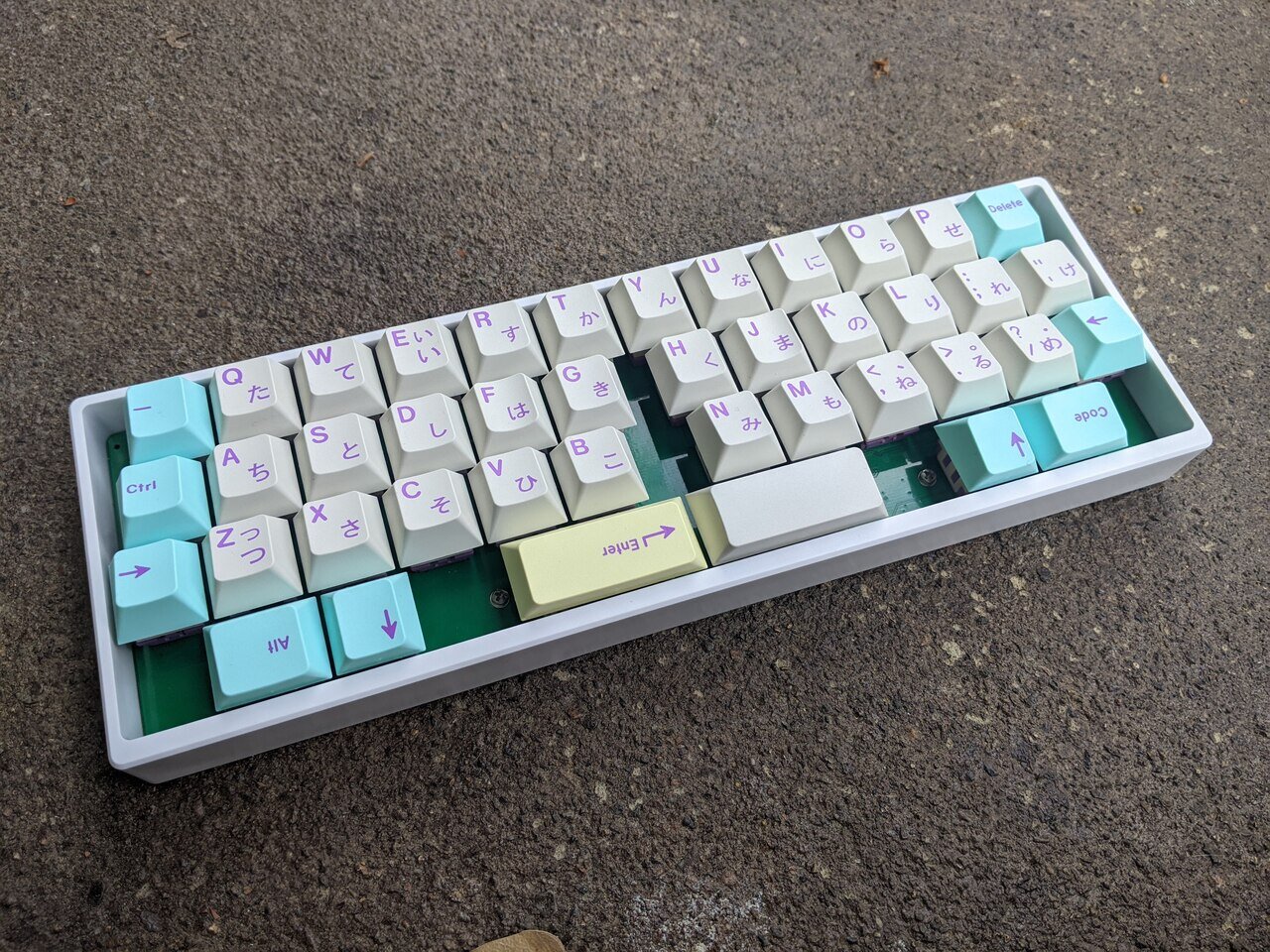 first iteration of tuk-tuk keyboard, Placerville, California