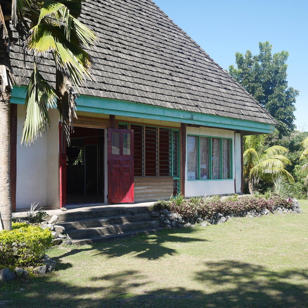 decorated building, Fiji