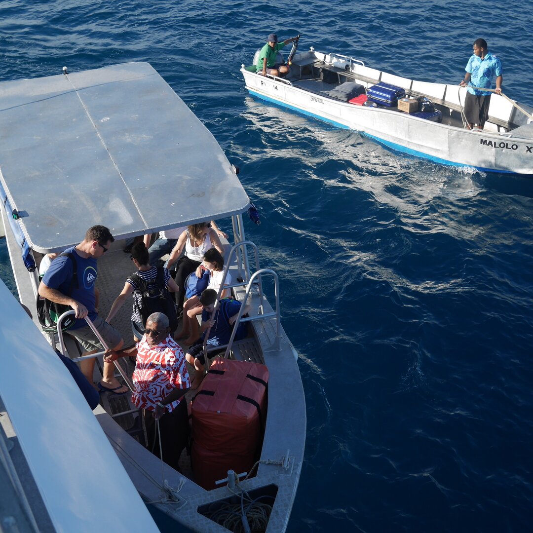 ferry out to Castaway Island, Fiji