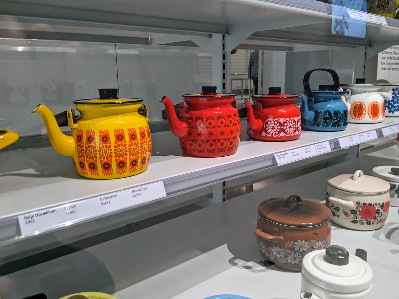 Arabia teapots, Design Museum, Helsinki, Finland