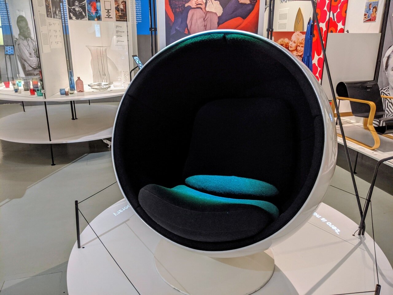 Aarnio ball chair, Design Museum, Helsinki, Finland
