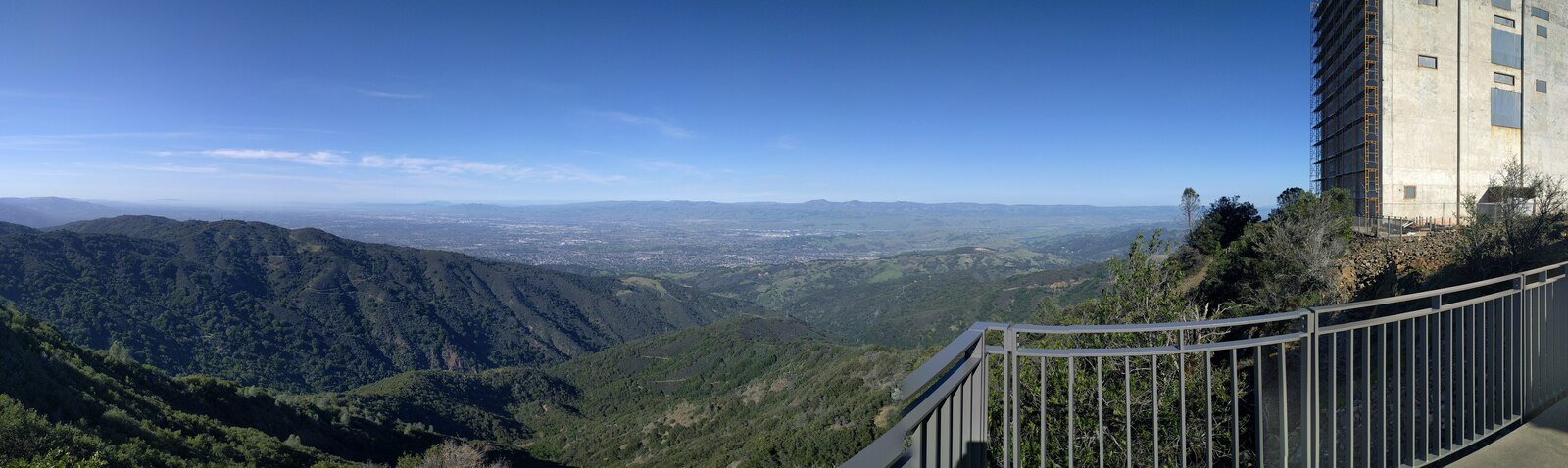 panorama, Mount Umunhum, California