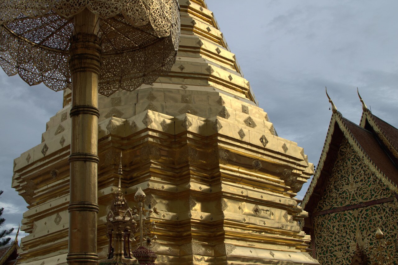 cloudy gold, Doi Sutep, Chiang Mai, Thailand