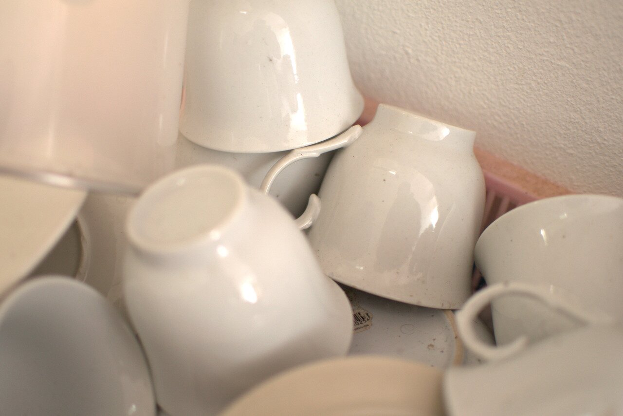 cups, Mekong River, Thailand