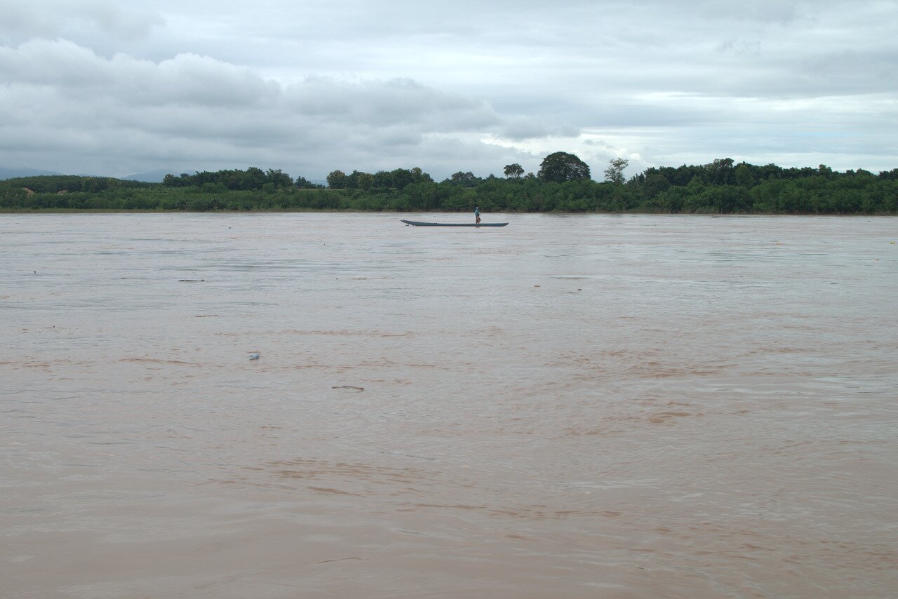 fisherman, Mekong River, Thailand