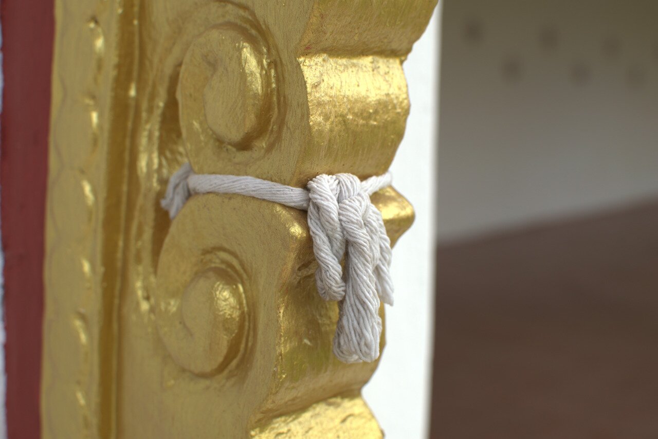 tie a white knot, Vientiane, Laos