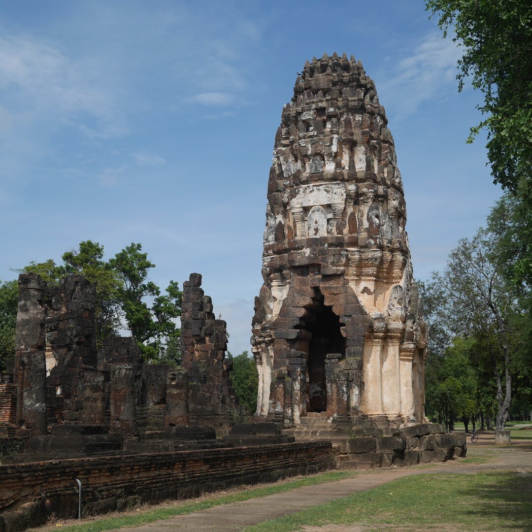 abandoned structure, Sukhothai, Thailand