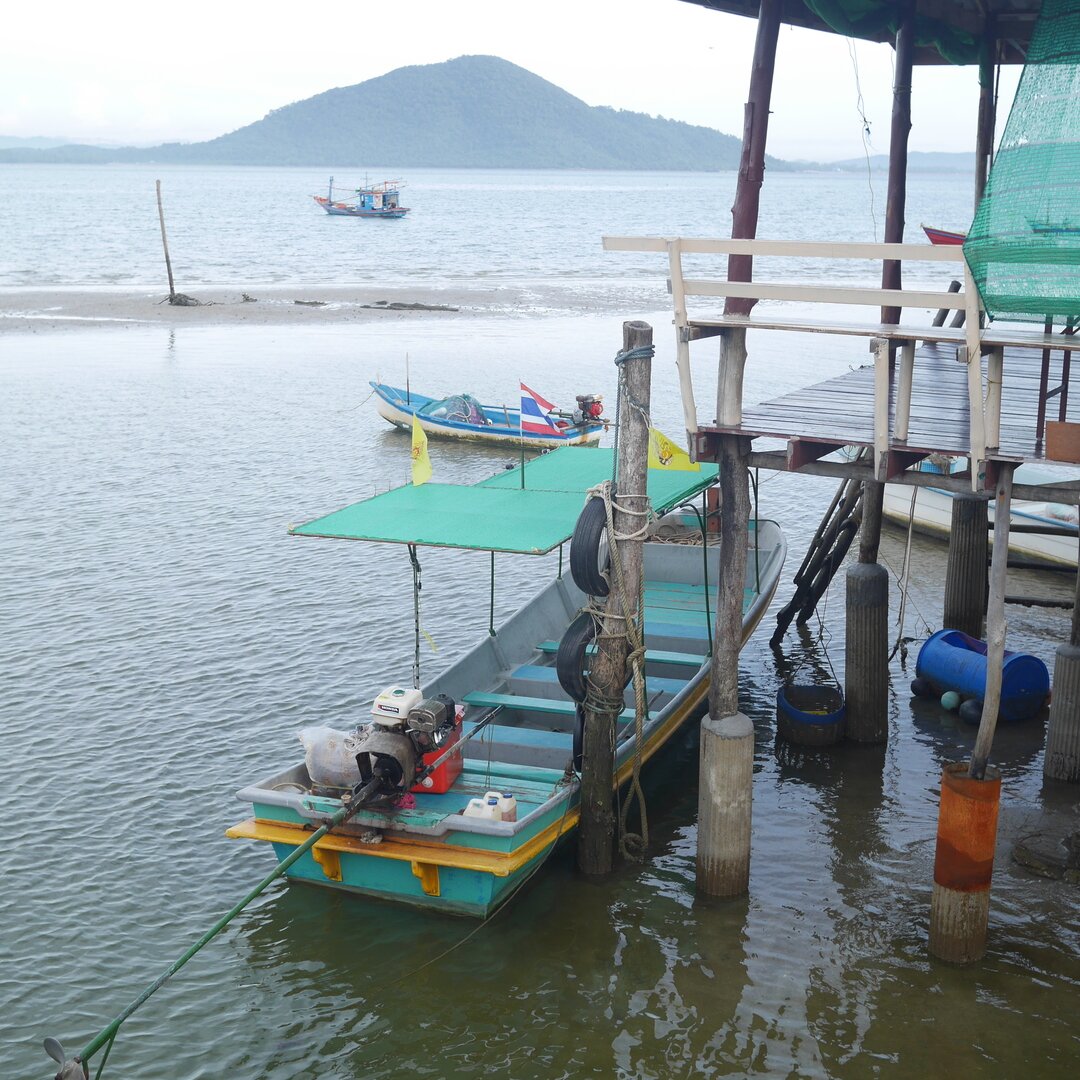 fishing boats, Ko Phithak, Thailand