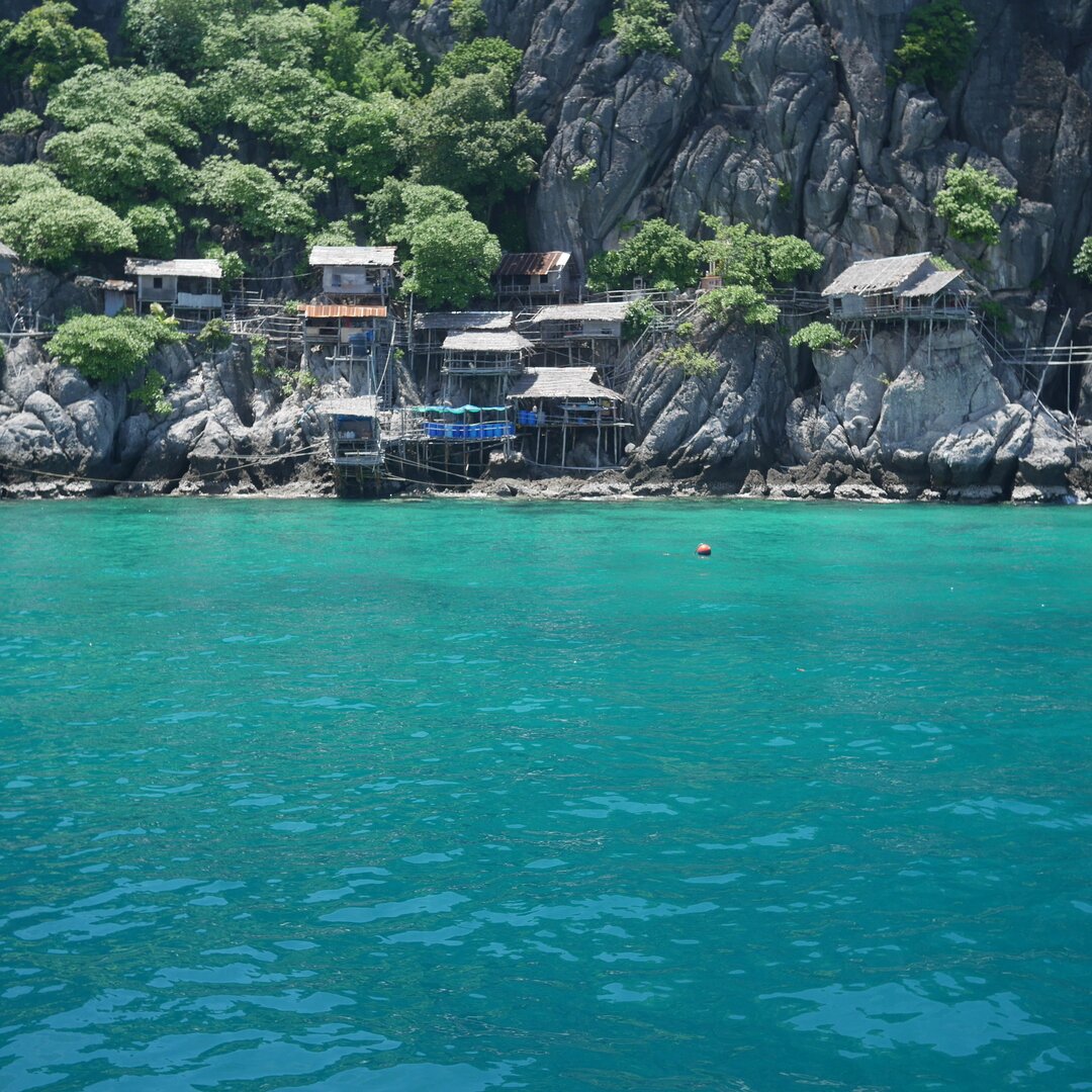 seasonal fishing, waters off Hat Thung Wua Laen, Thailand