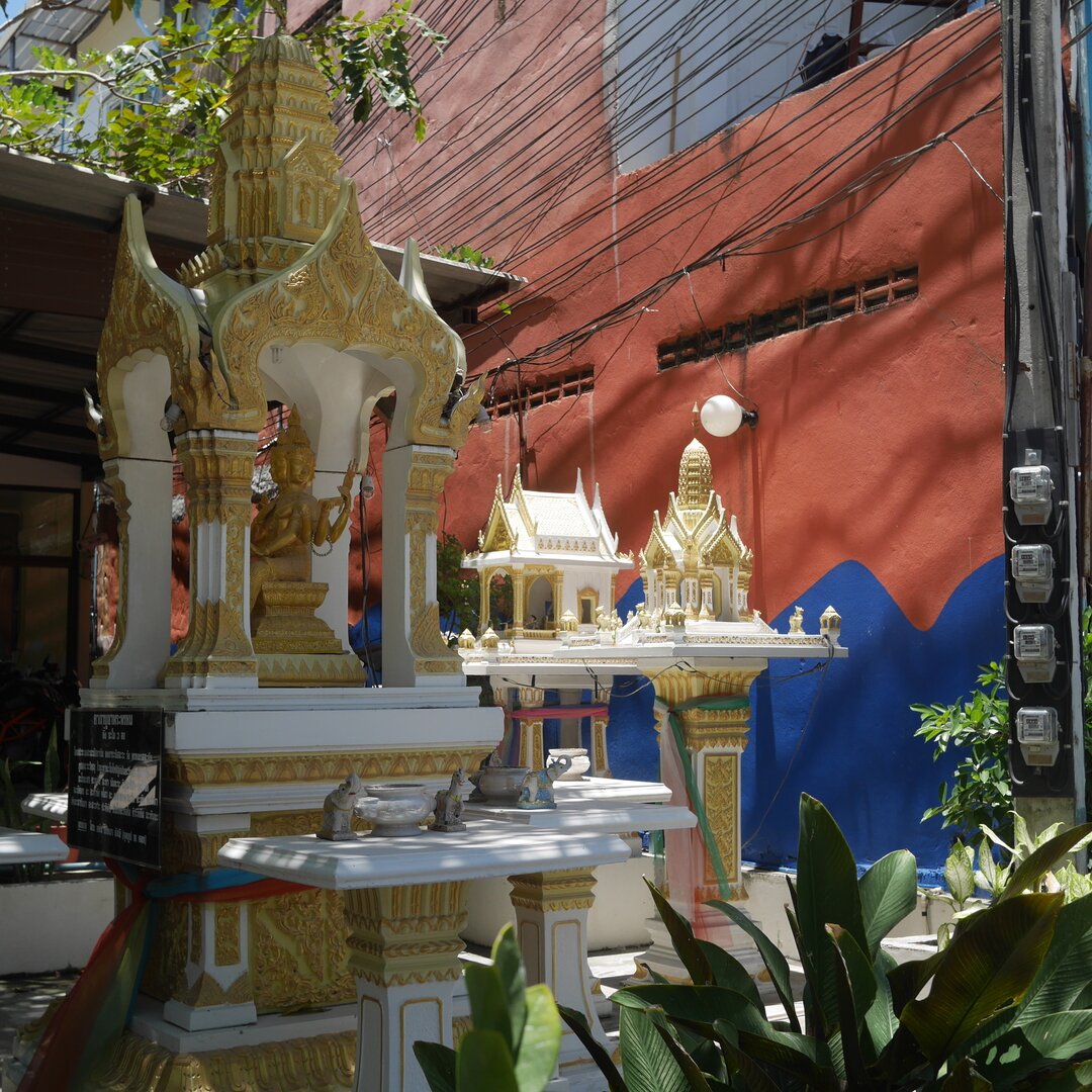 spirit houses, Ko Tao, Thailand