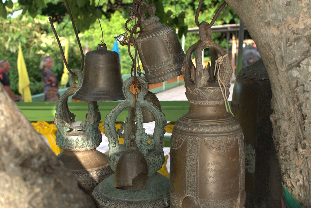 bells, Wat Tham Suea, Kanchanaburi, Thailand