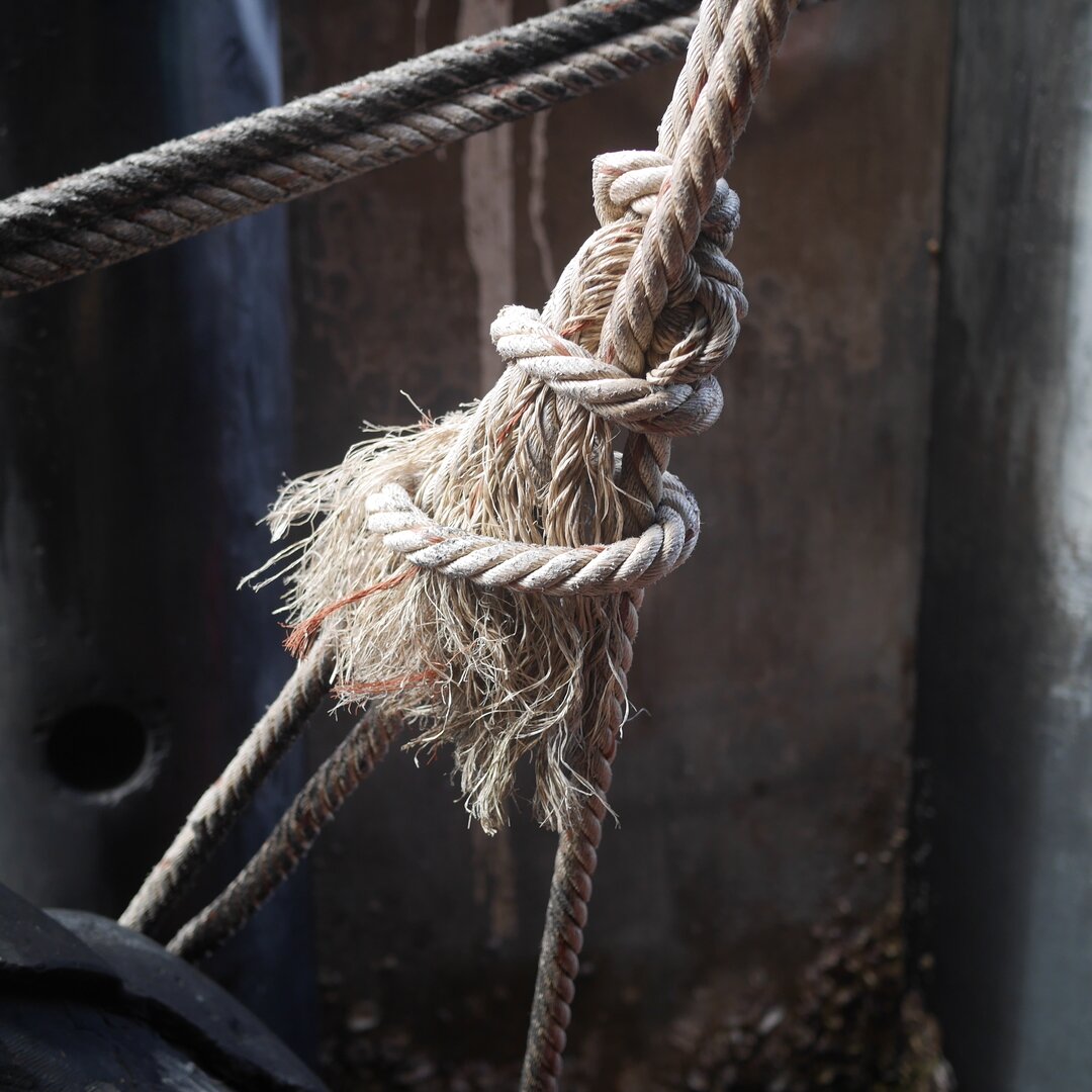 frayed knot, waters off Ko Samui, Thailand