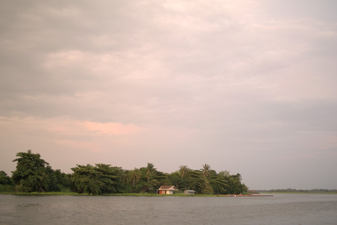 small house, Mae Klong, Kanchanaburi, Thailand