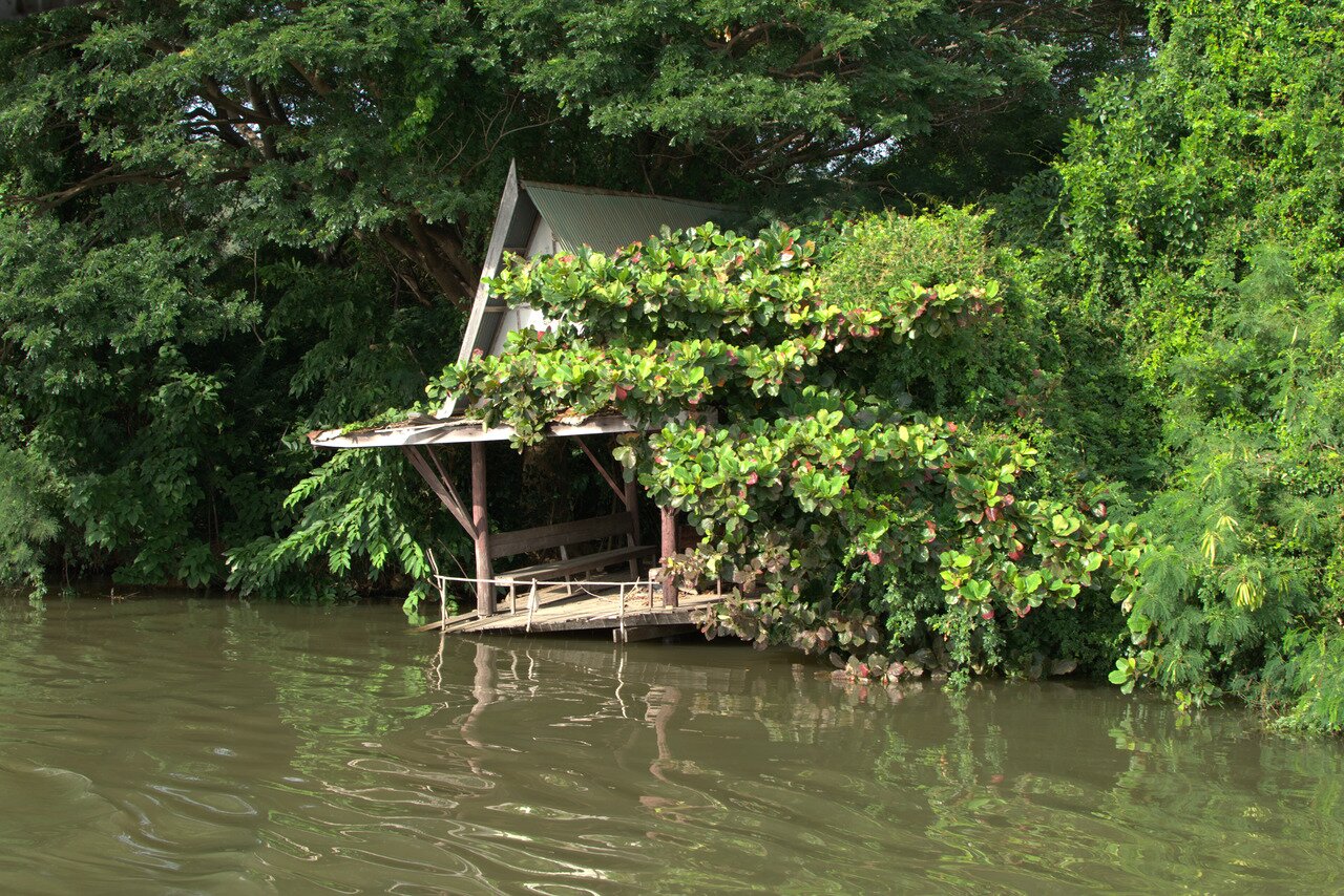 abandoned dock, Mae Klong, Kanchanaburi, Thailand