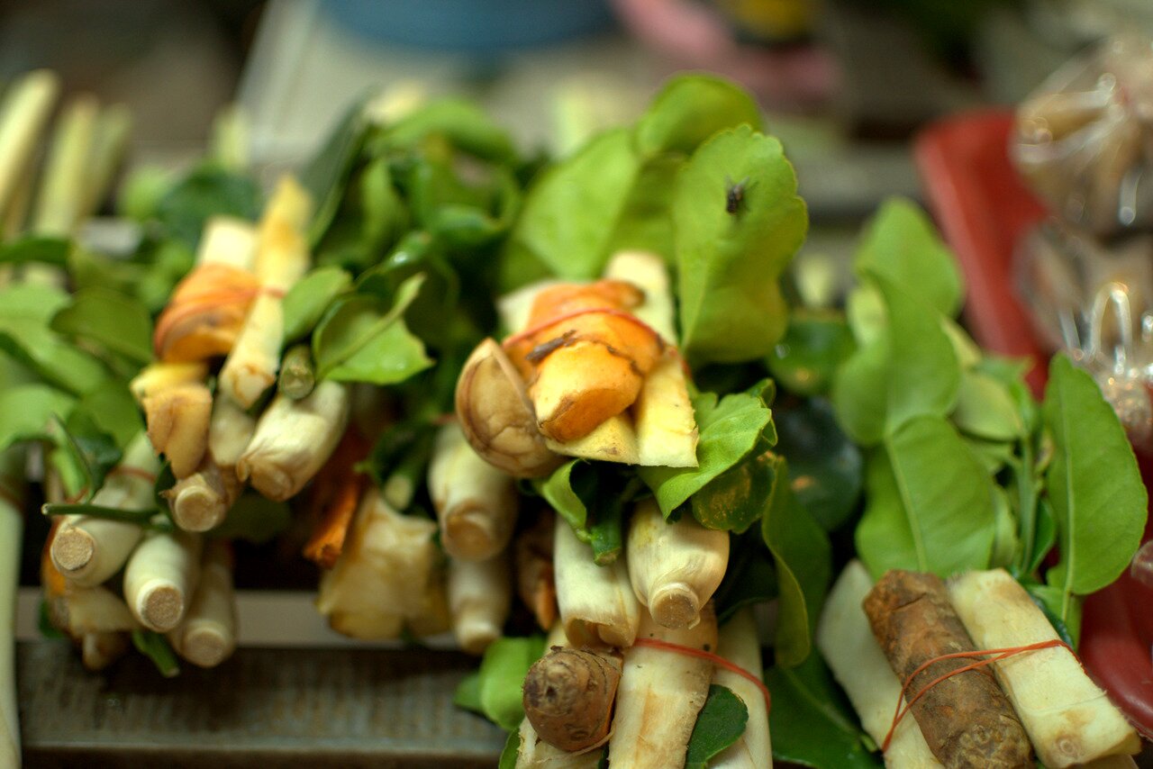curry kits, market, Chiang Mai, Thailand