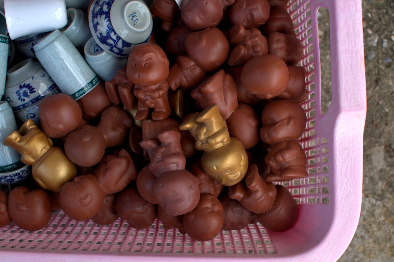 overly detailed charms, Doi Mae Salong, Thailand