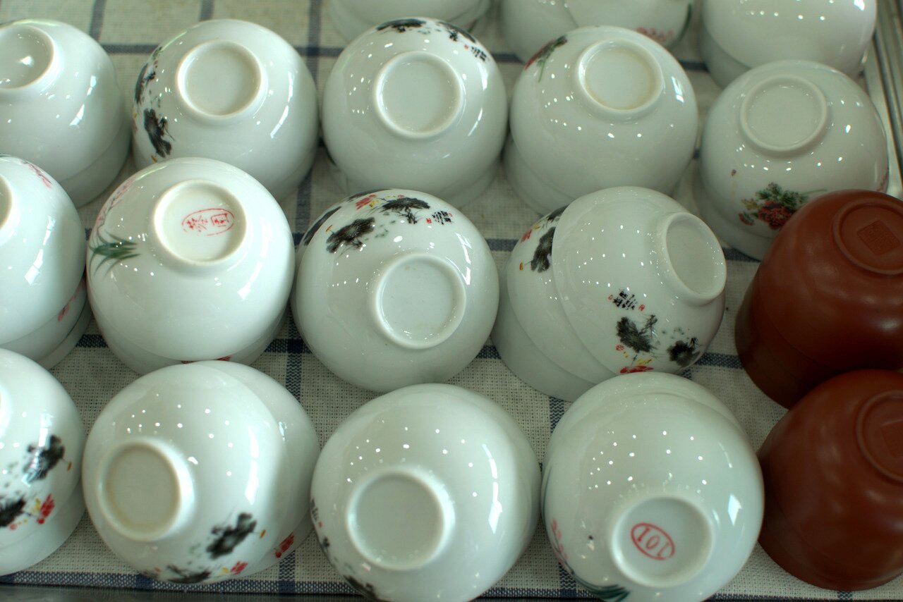 tea cups, 101 Tea Plantation, Doi Mae Salong, Thailand