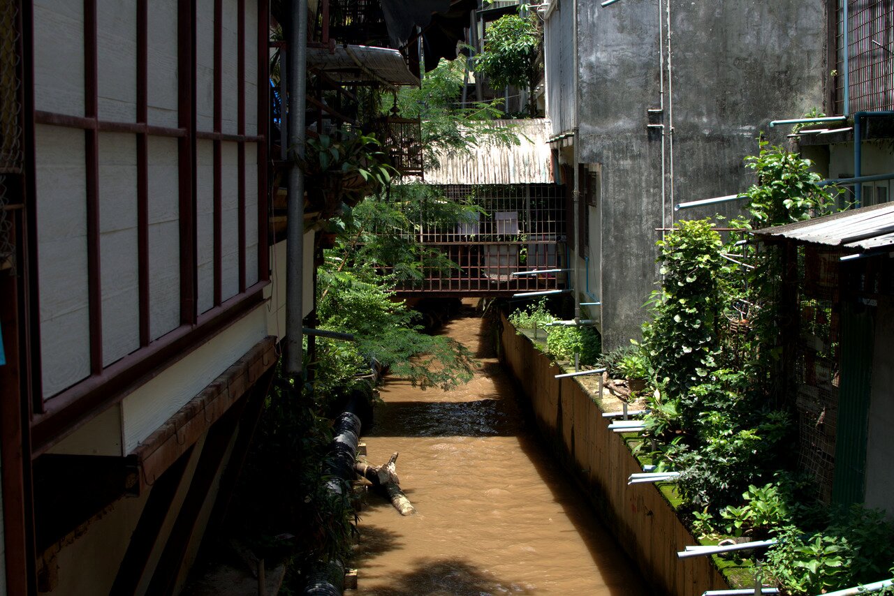 small canal, Mae Sai, Thailand