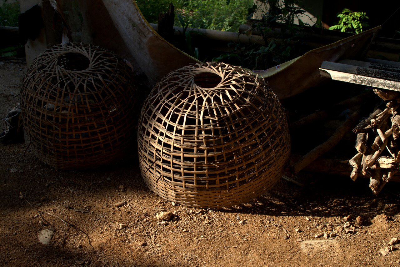 baskets, Baan Pha Sert Nai, Thailand