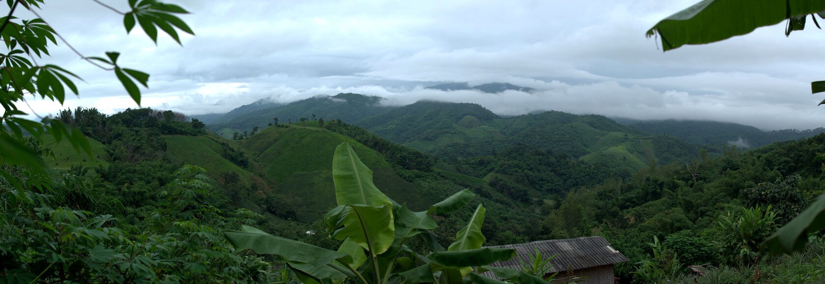valley panorama near Baan Khum Akha, Thailand