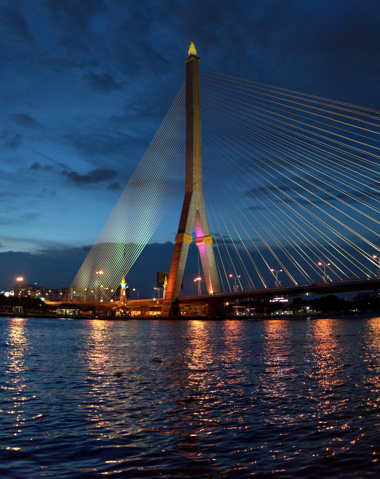 Rama VIII Bridge, Bangkok, Thailand