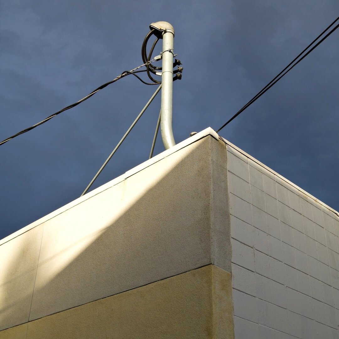 weatherhead, cinderblock, and stucco, San José, California