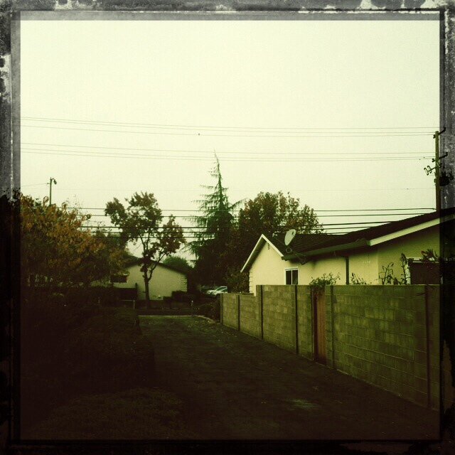 driveway and fence, San José, California
