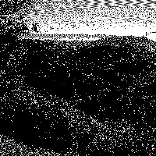 dithered valleys and fog thumbnail, California