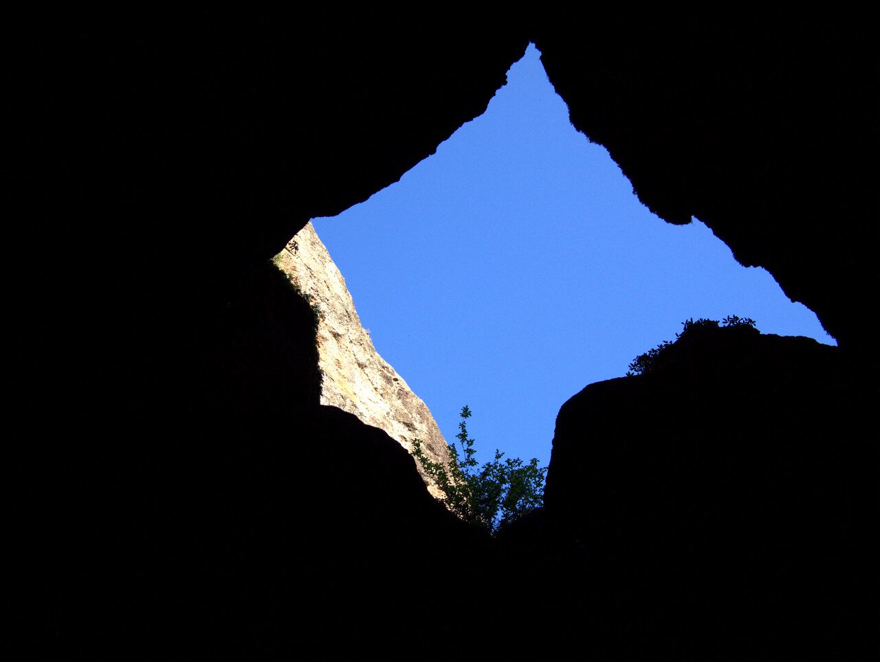 cave window, Pinnacles National Park, California