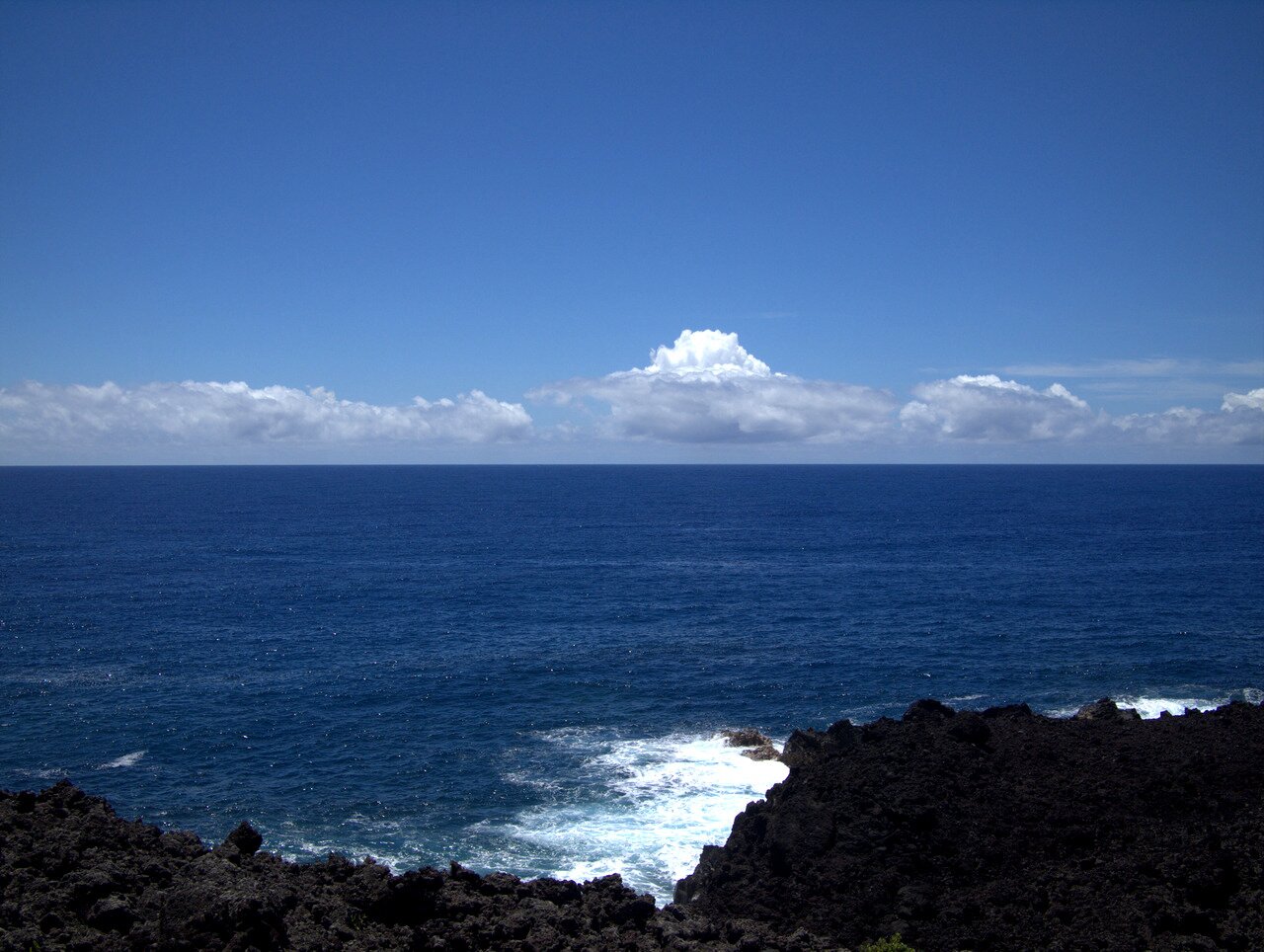 lava and ocean, Hawai‘i, Hawai‘i