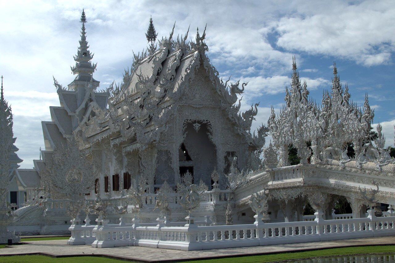 main temple, Wat Rong Khun, Chiang Rai, Thailand