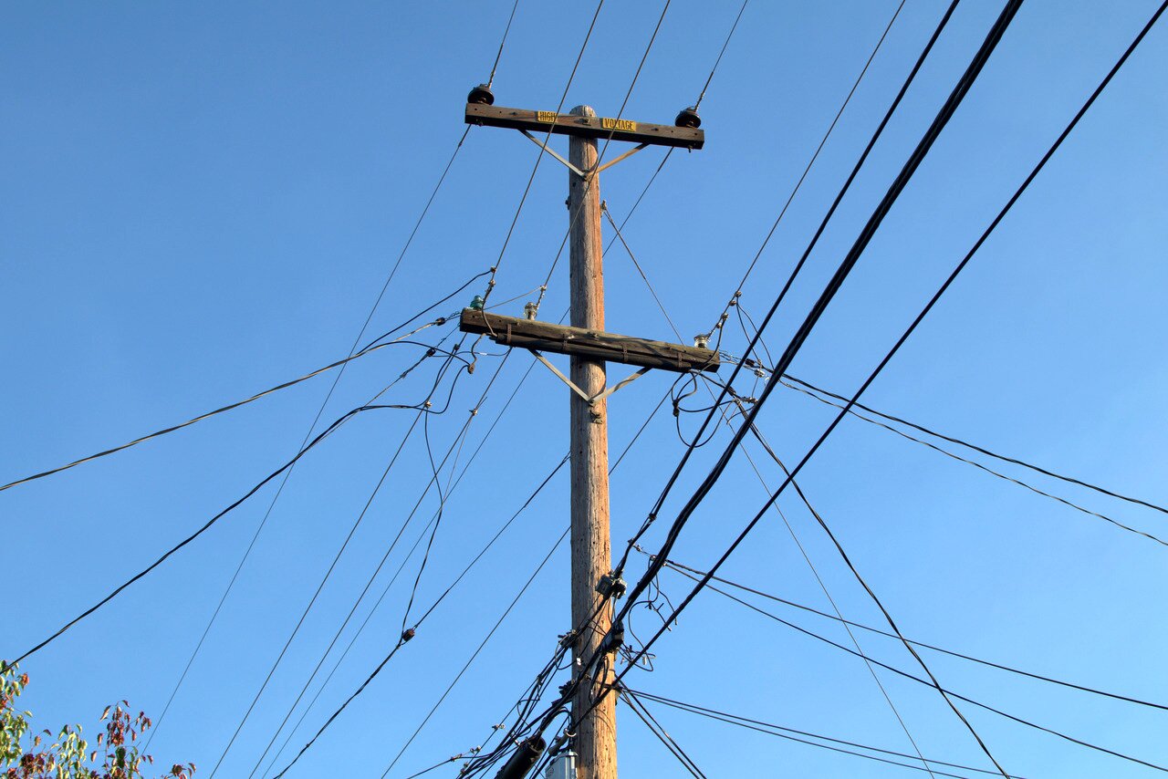 phone pole, San José, California