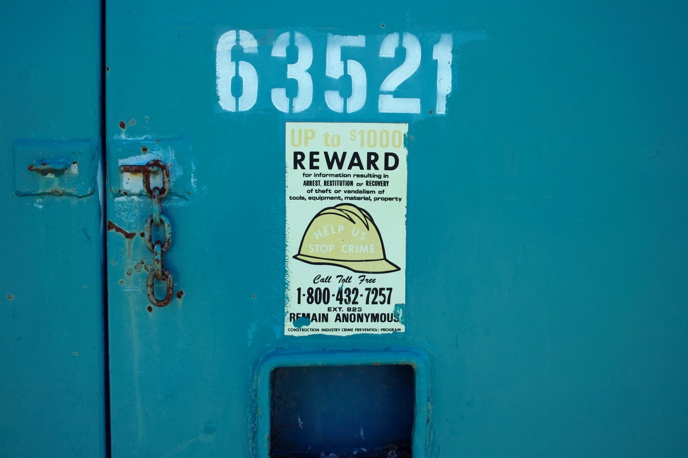 Up to $1000 Reward, California