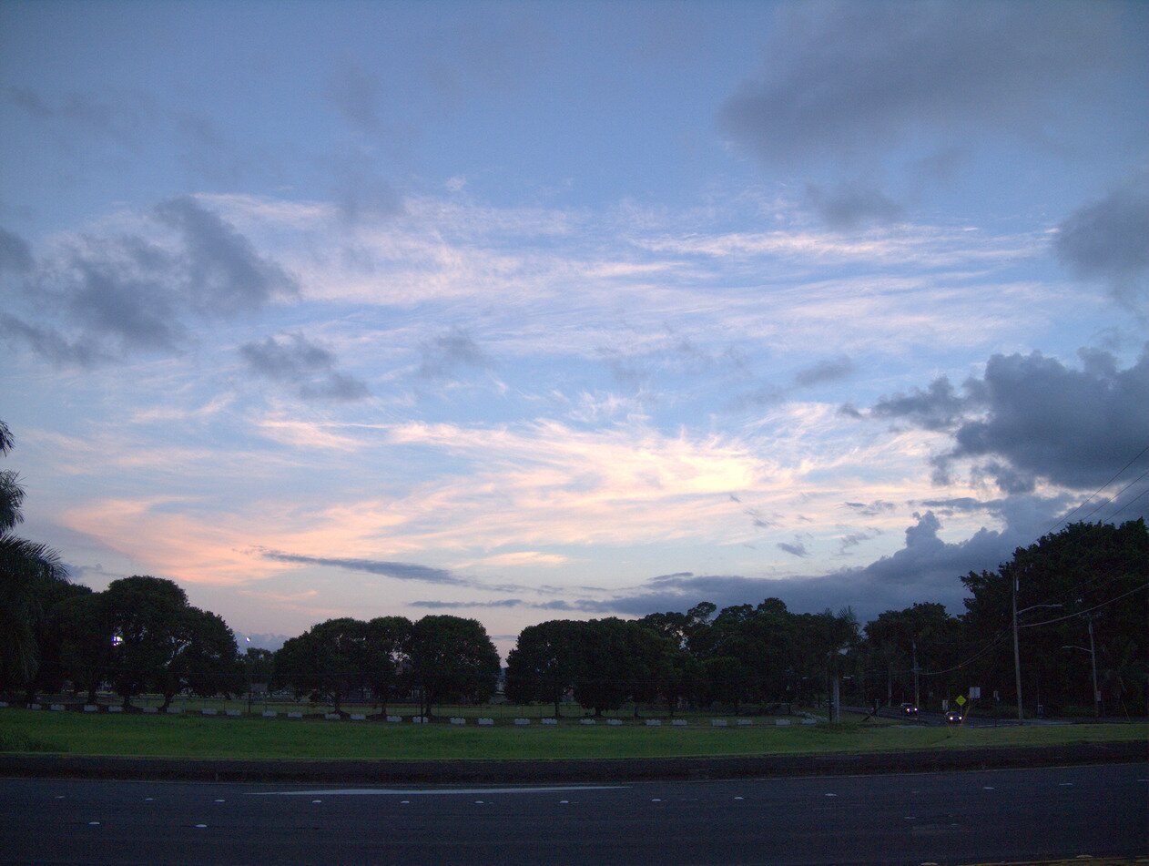 pink sunset, Hawai‘i, Hawai‘i
