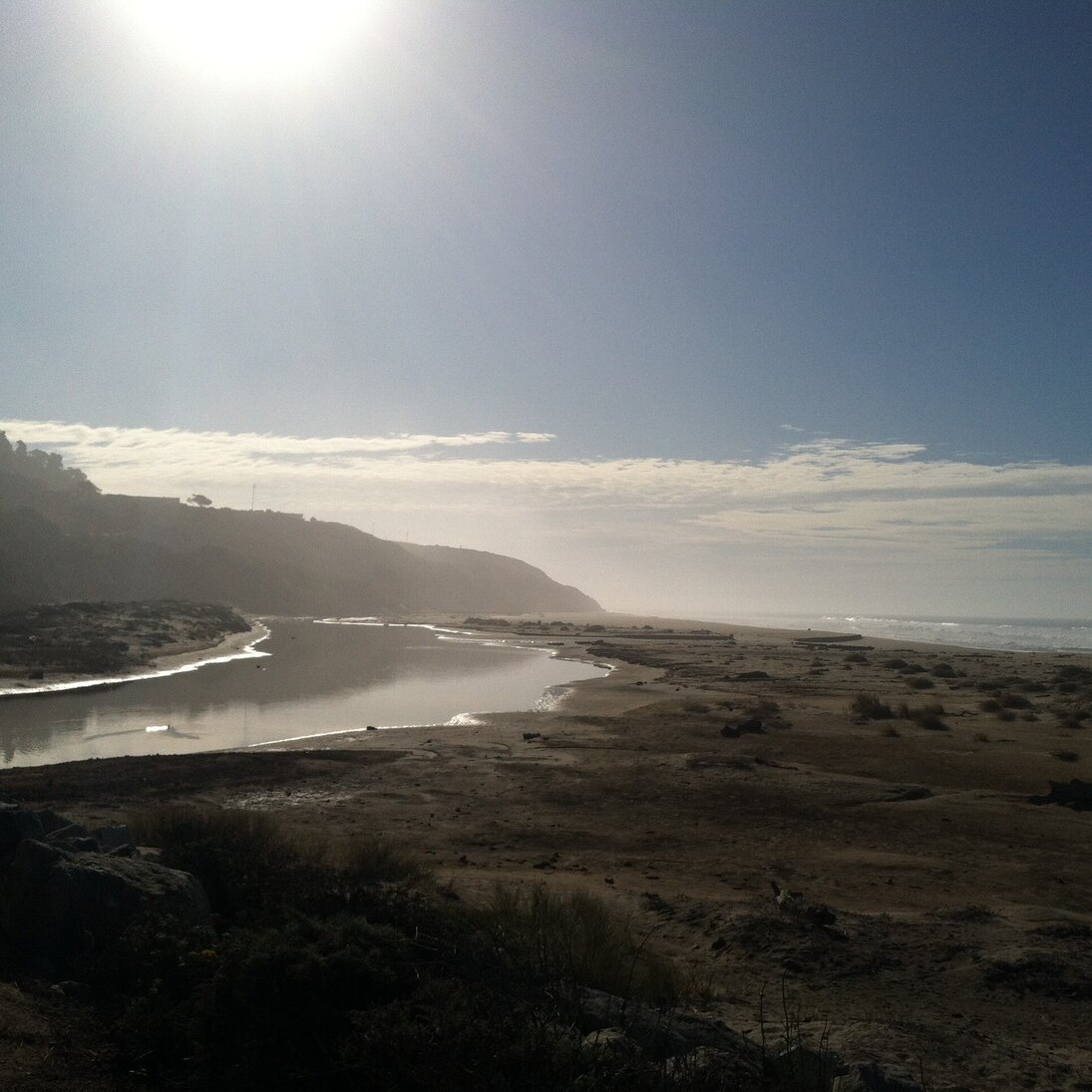 tidal pond, Seacliff, California