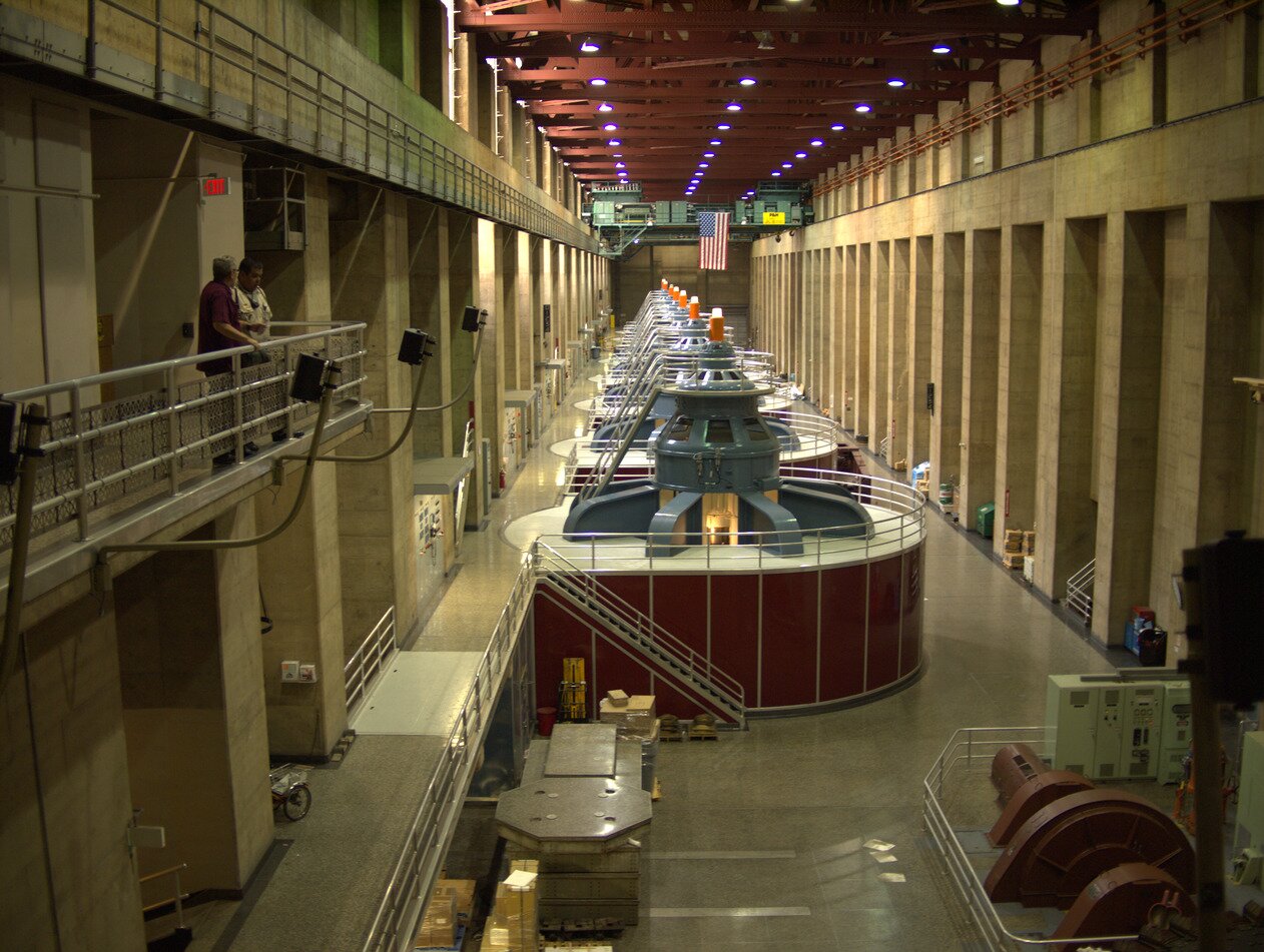 generator room, Hoover Dam, Nevada