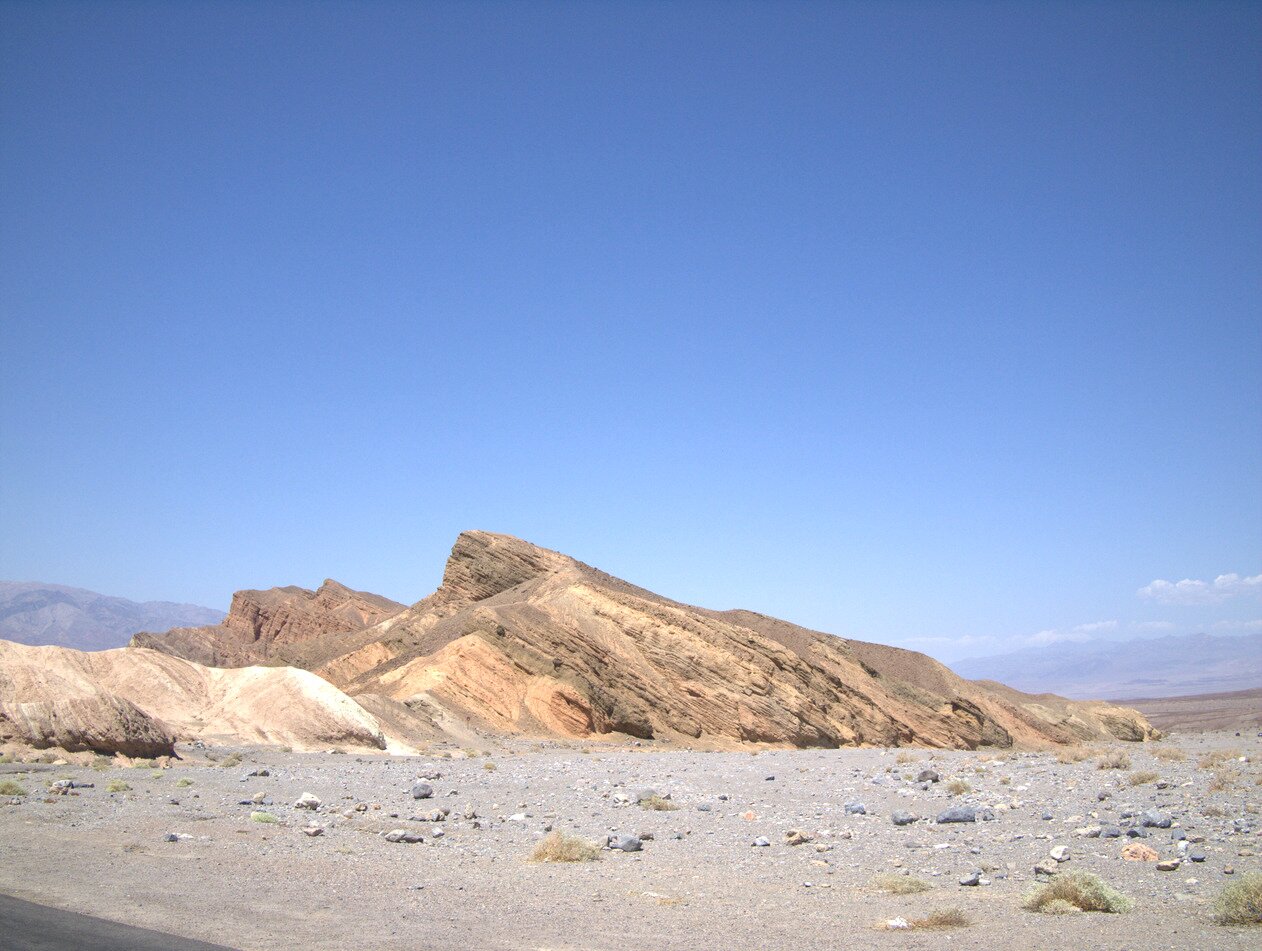 rock outcrop, Death Valley, California