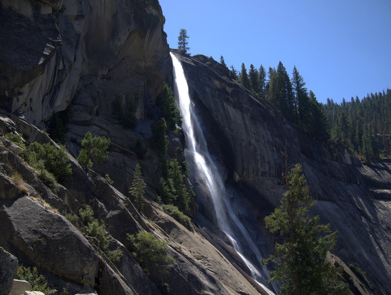waterfall, Yosemite, California