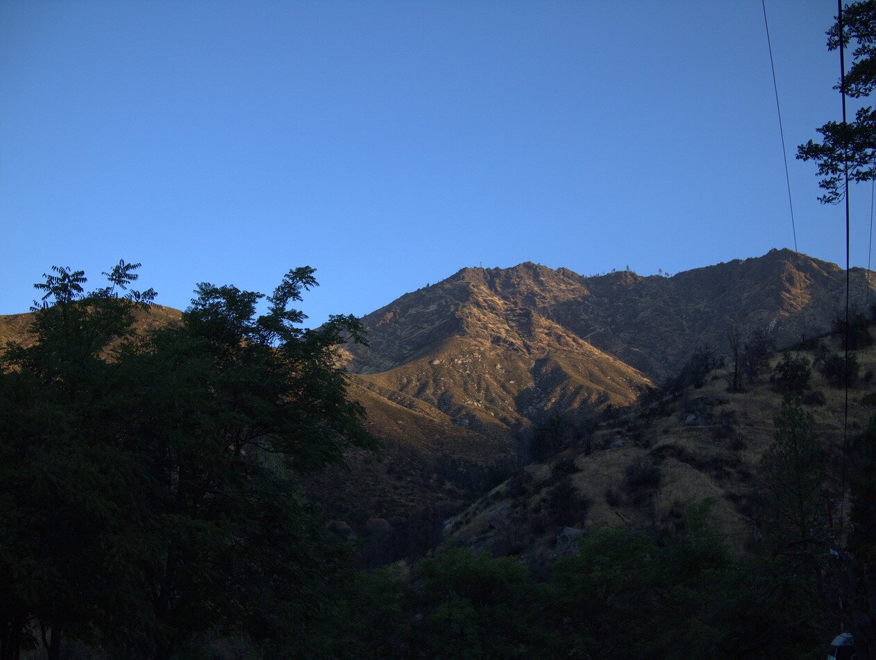 morning mountains, near Yosemite, California