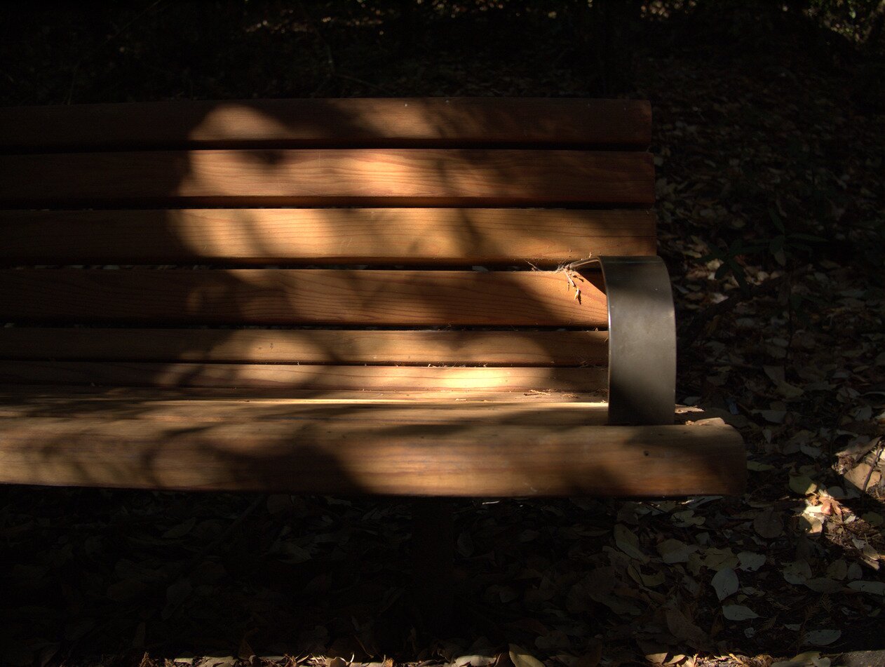 sunny bench, California