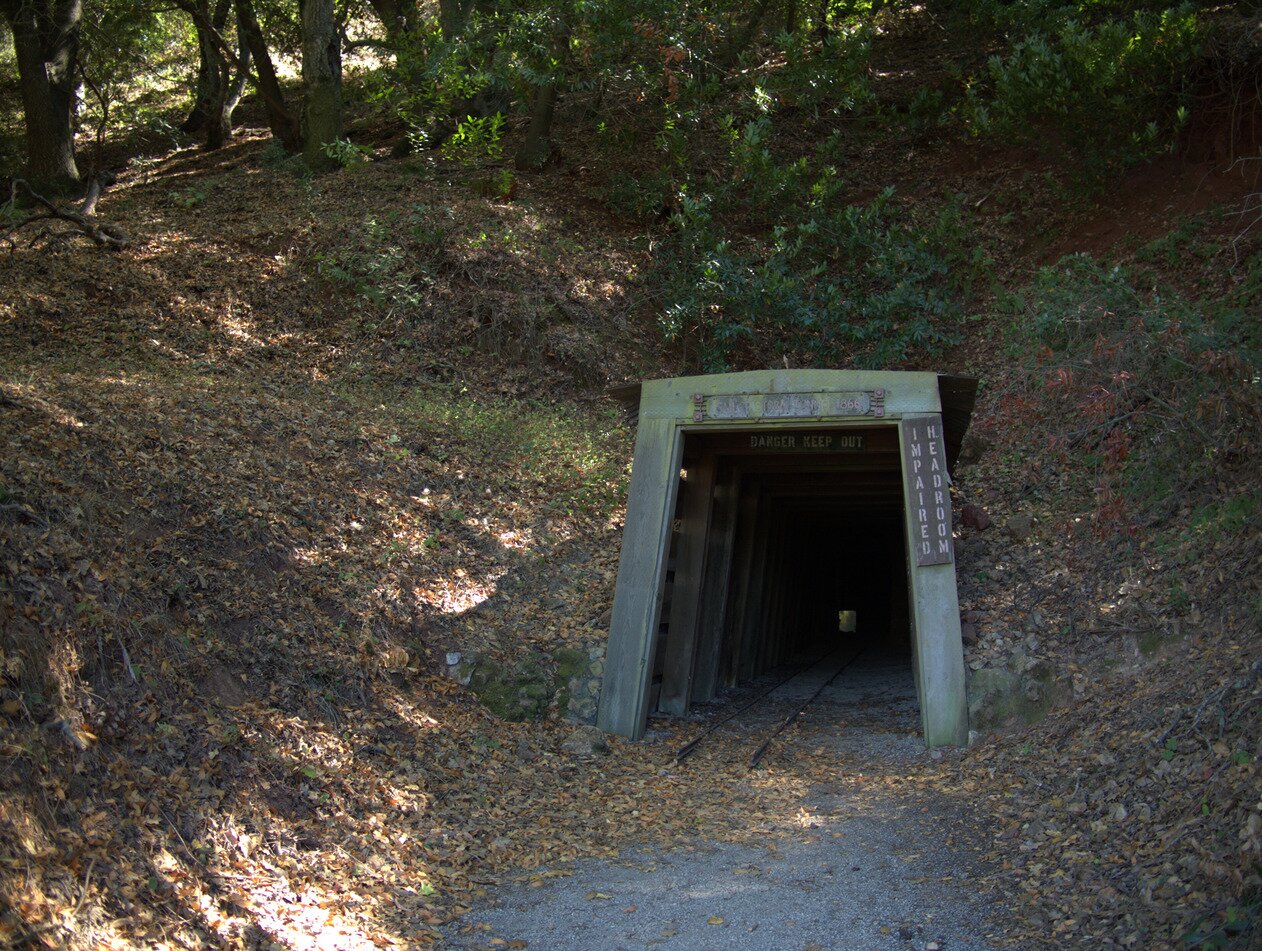 abandoned mine entrance, San José, California