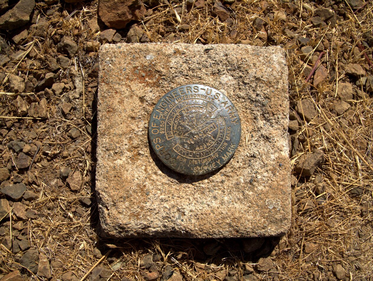 survey marker, San José, California