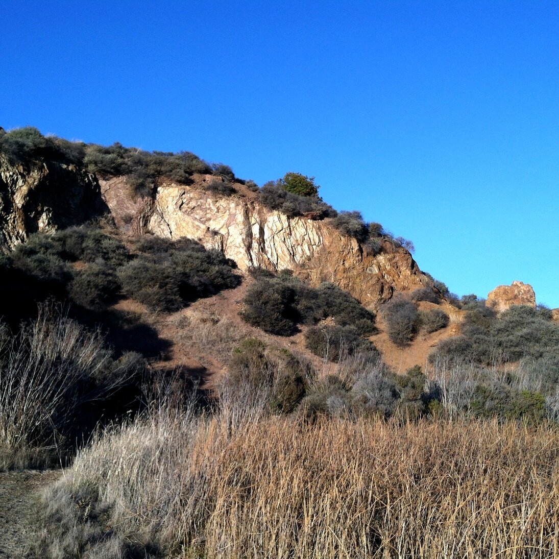 rocky outcrop, Alviso, California