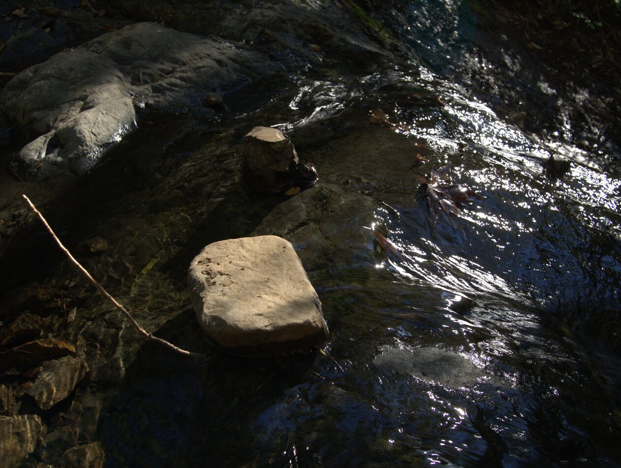 stream and stone, California