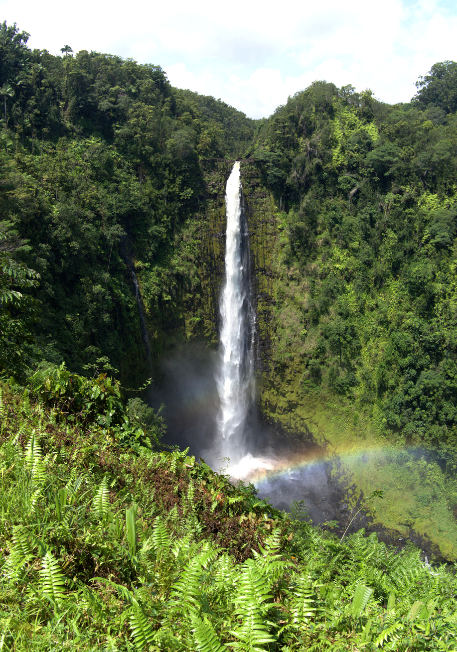 waterfall panorama, Hawai‘i, Hawai‘i