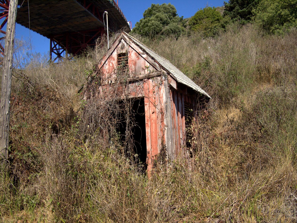 abandoned shed, San Francisco, California